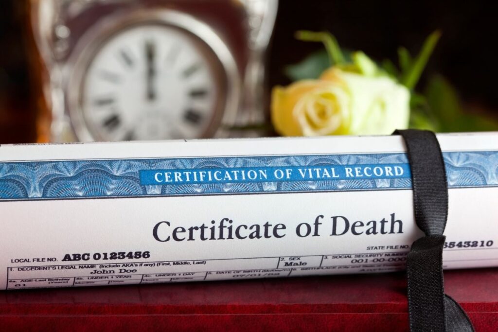 How to Get a Death Certificate in California