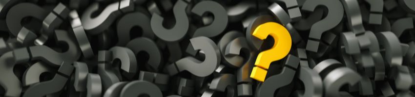 A photo representing frequently asked questions.