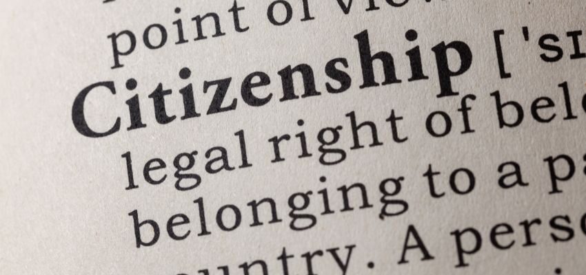 Someone is wondering about the difference between citizenship and naturalization certificates.